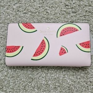 NWT Kate Spade lg slim bifold